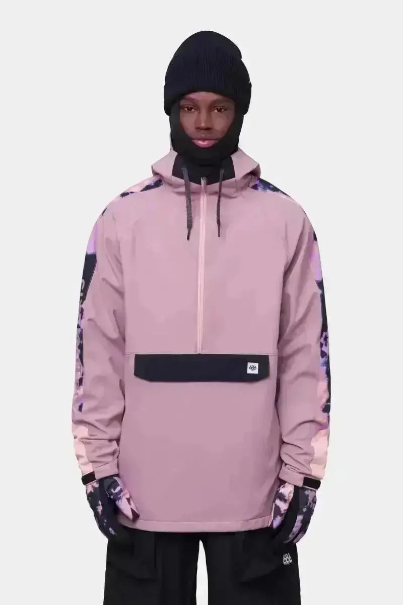 686 Anorak Waterproof Hoodie- Mauve 686