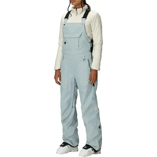 686 Black Magic Bib Snow Pants - Dusty Marine Dobby 686