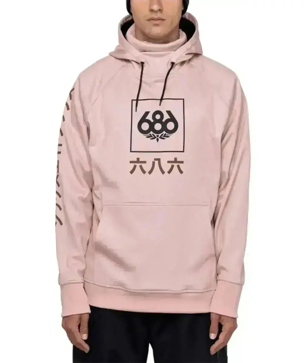 686 Bonded Fleece Pullover Hoodie - Himalayan Pink 686