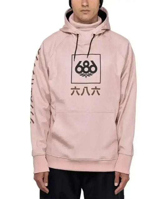 686 Bonded Fleece Pullover Hoodie - Himalayan Pink 686