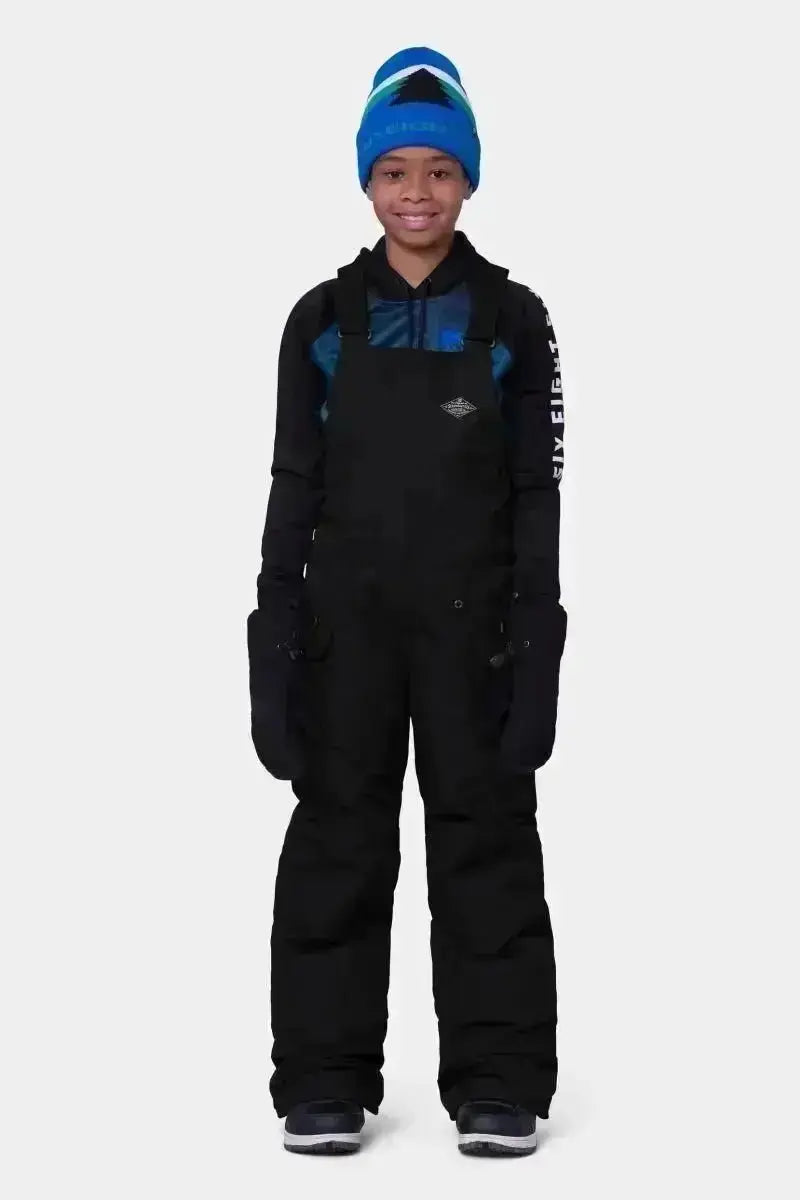 686 Boys Frontier Insulated Bib Snow Pants - Blk 686