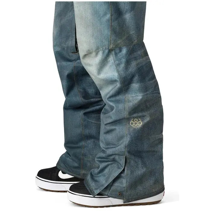 686 Deconstructed Denim Snow Pants - Indigo 686