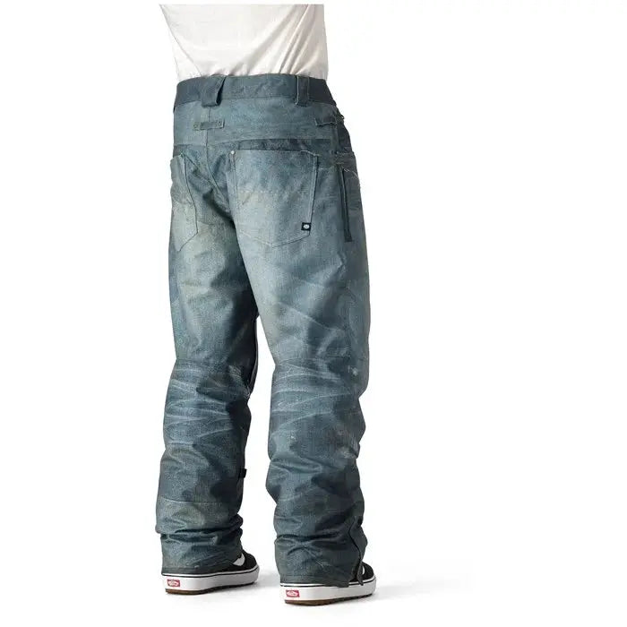 686 Deconstructed Denim Snow Pants - Indigo 686