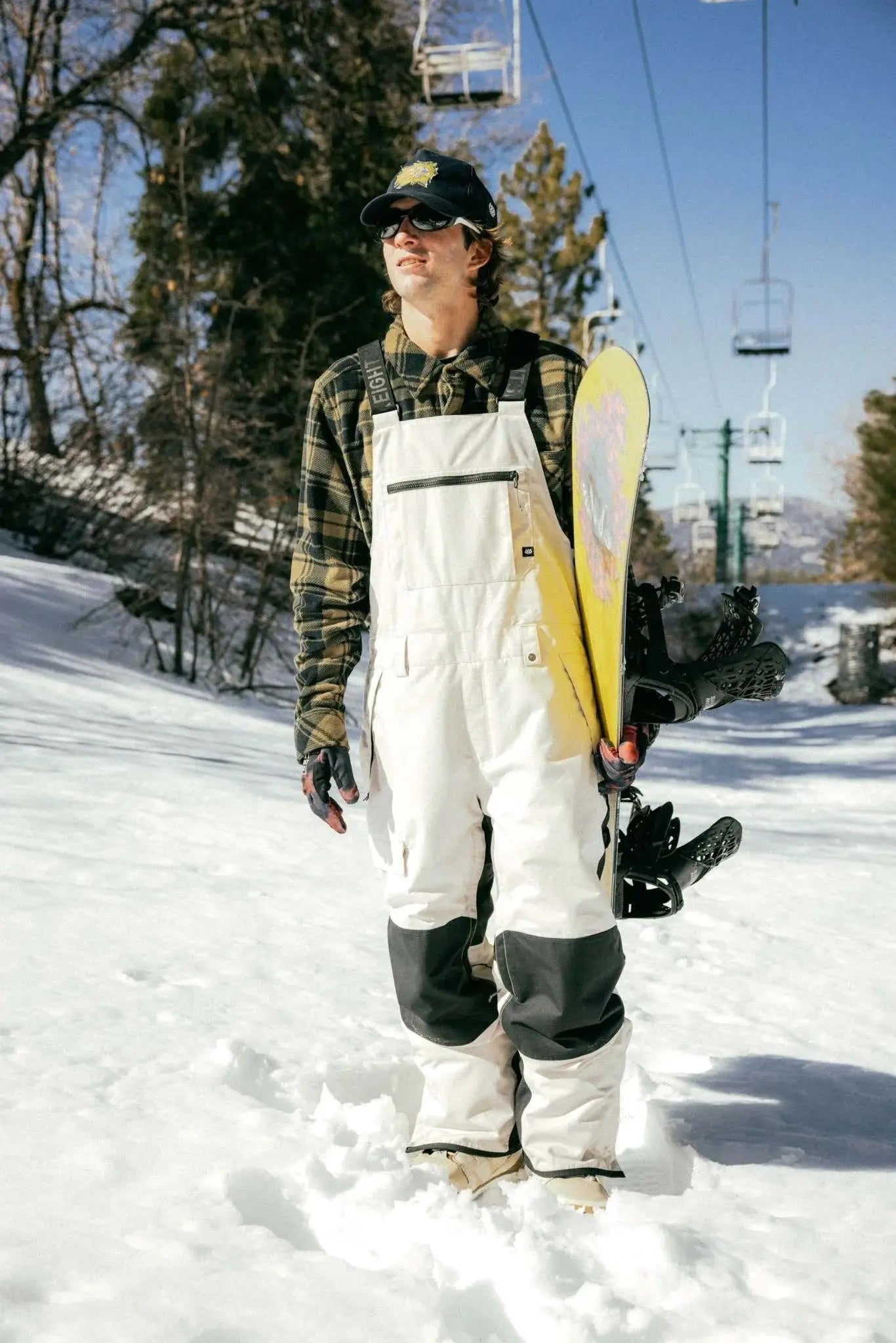 686 Hot Lap Insulated Bib Snow Pants - Limestone 686
