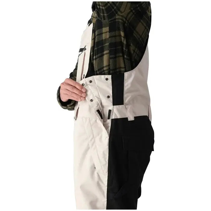 686 Hot Lap Insulated Bib Snow Pants - Limestone 686