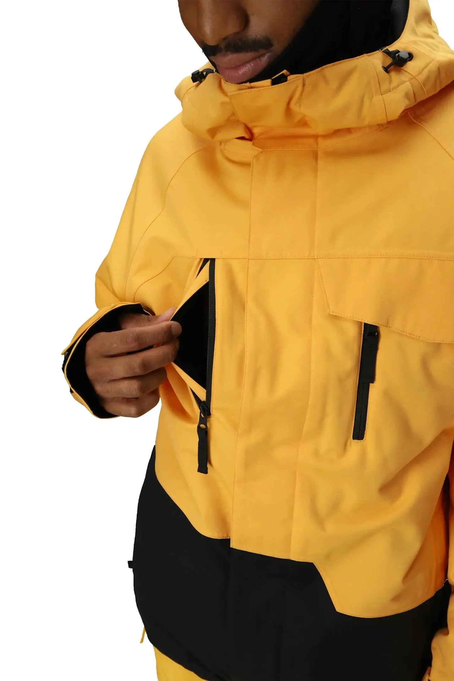 686 Men's Geo Jacket - Yellow Gold 686