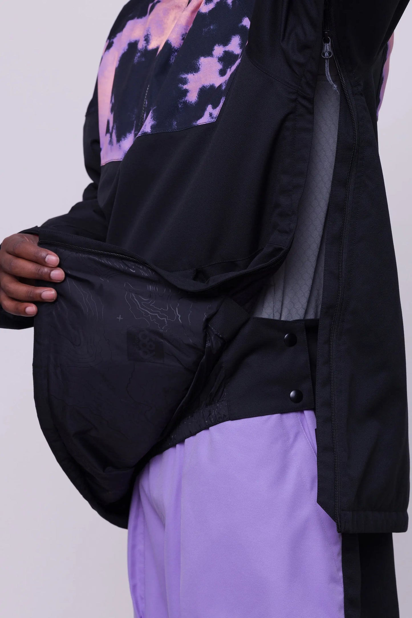 686 Renewal Insulated Anorak Jacket - Blk Violet Nebula 686