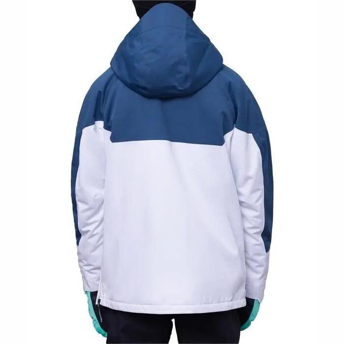 686 Renewal Insulated Anorak Jacket - White orion Blue 2024 686