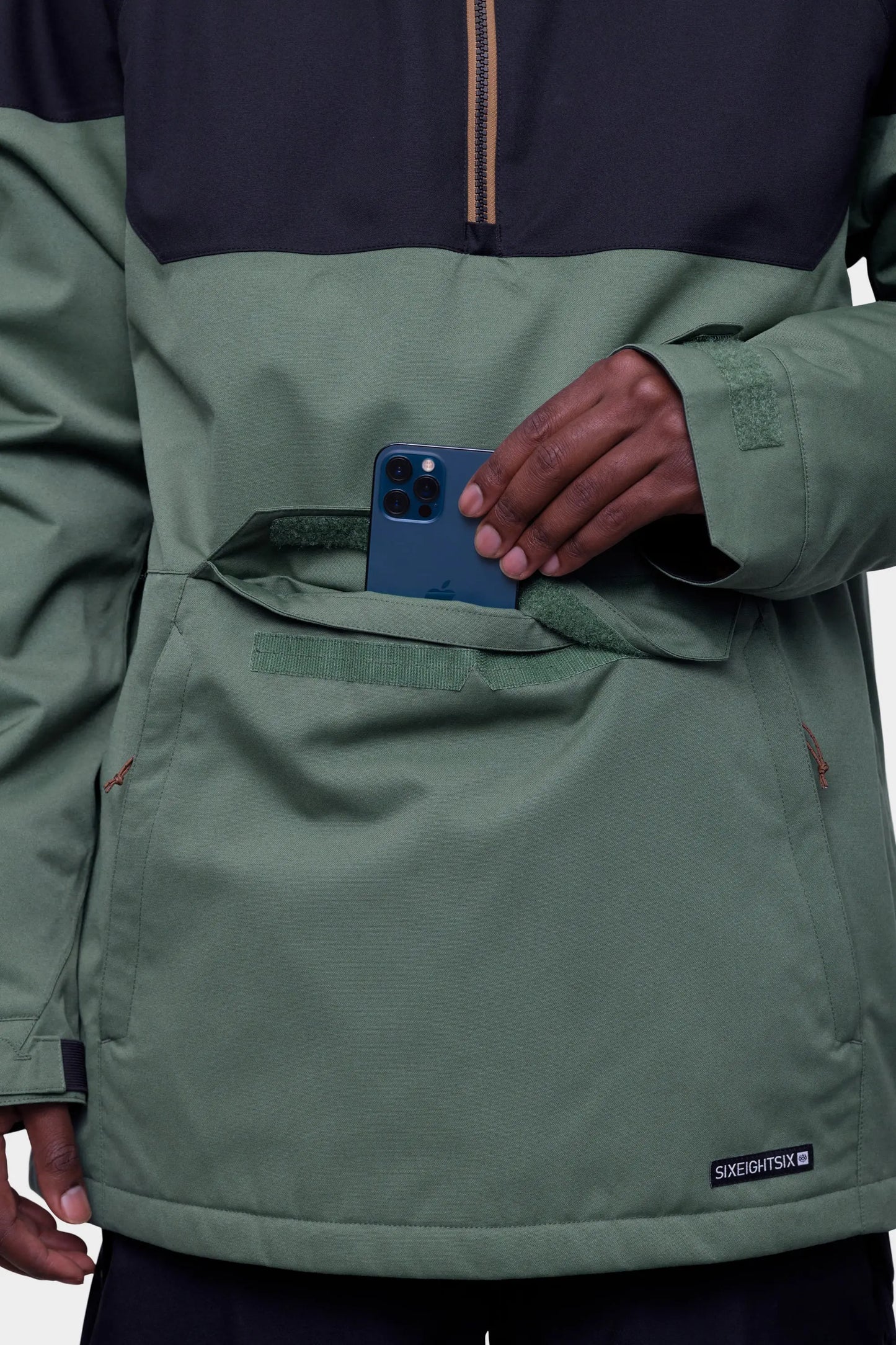 686 Revewal Insulated Anorak Jacket - Cypress Green 686