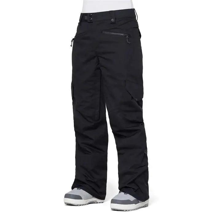 686 Wm's Aura Insulated Cargo Snow Pants - Blk 686