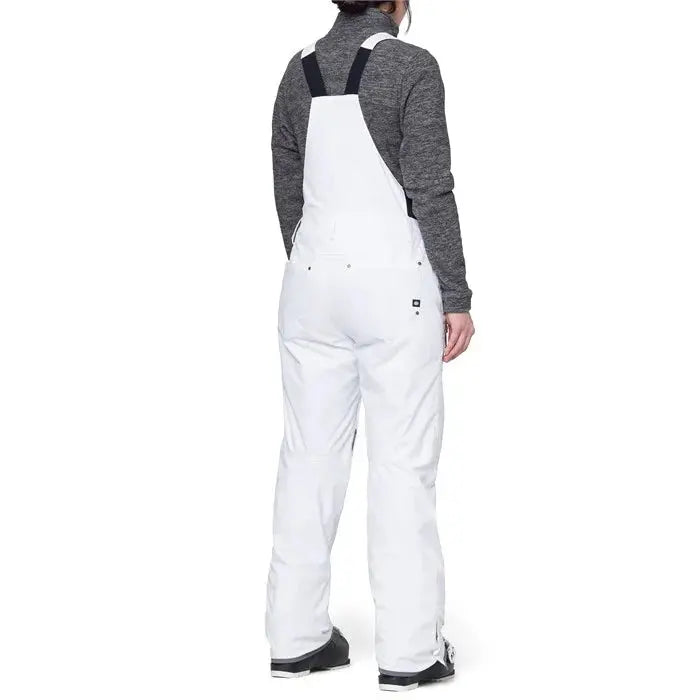 686 Wms Black Magic Insulated Bib Snow Pants - White Geo 686