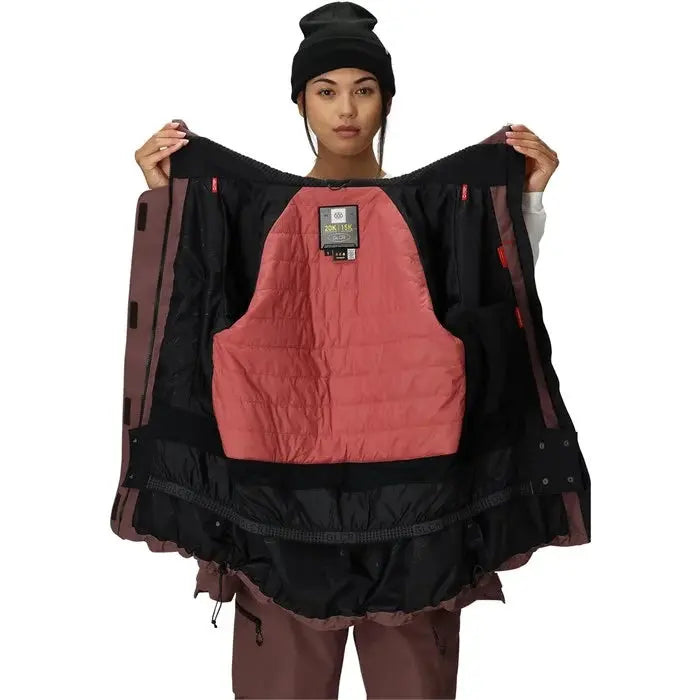 686 Women's Whisper Jacket - Peppercorn 686