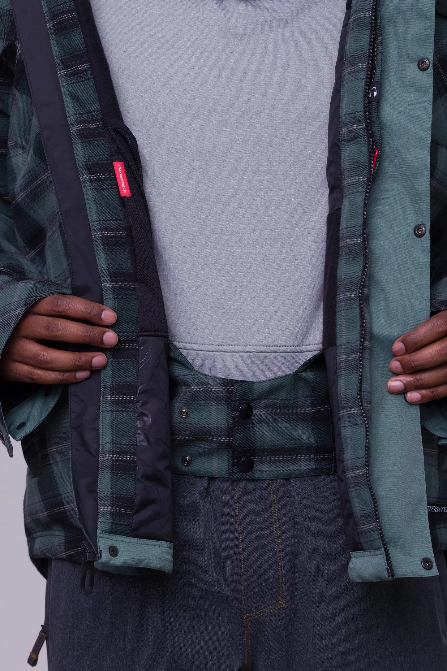 686 Woodland Insulated Jacket - Cypress Green Plaid 686
