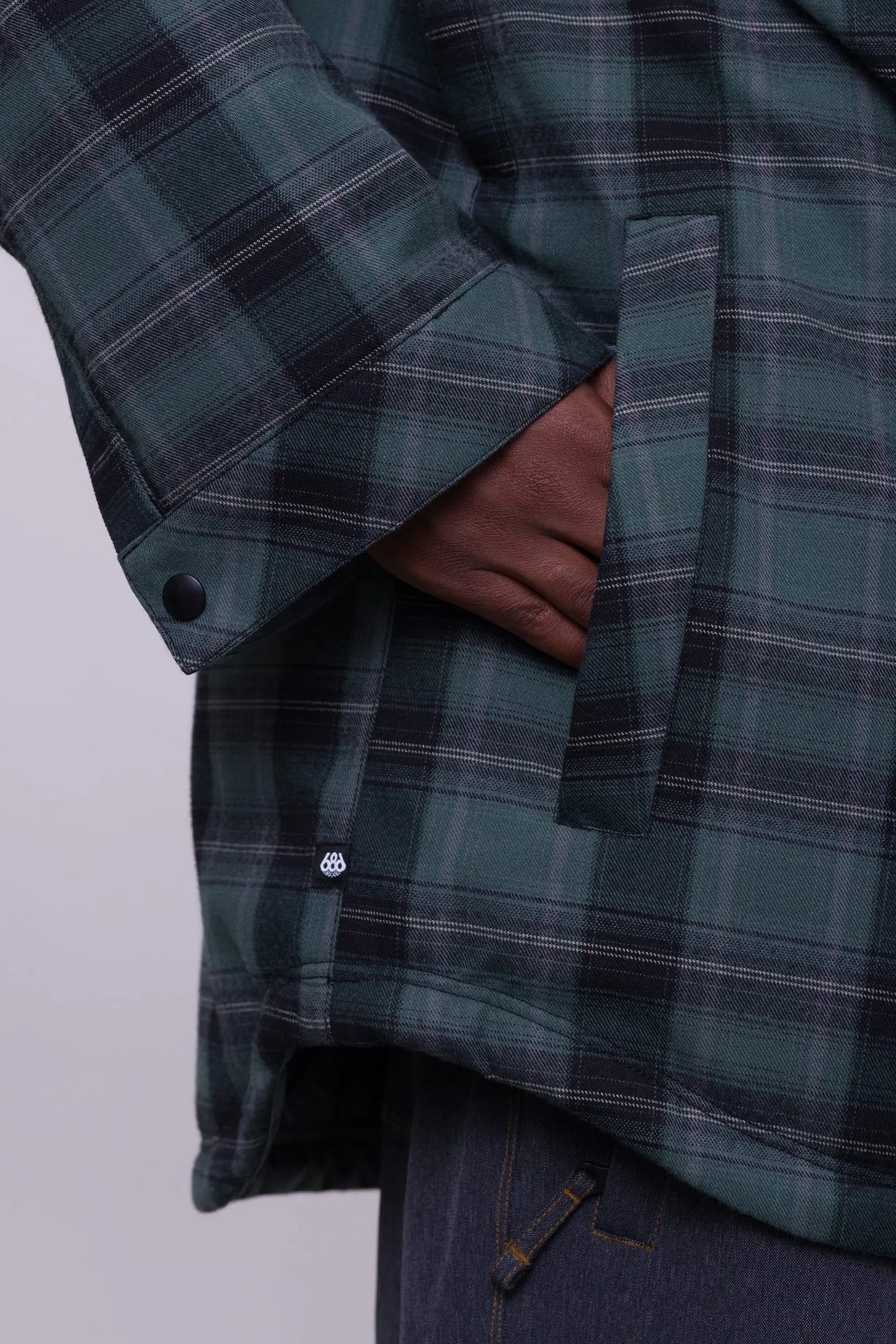 686 Woodland Insulated Jacket - Cypress Green Plaid 686