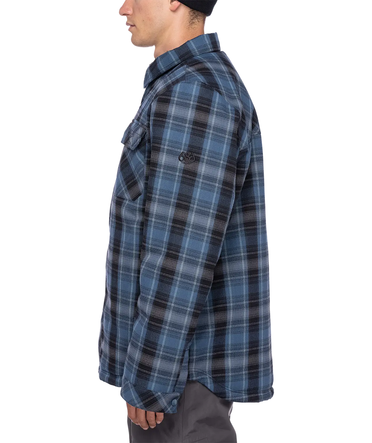 686 Woodland Insulated Jacket - Orion Blue Plaid 2024 686