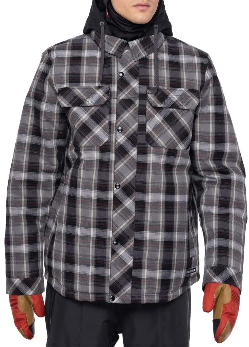 686 Woodland Insulated Jacket -Charcoal Plaid 2024 686