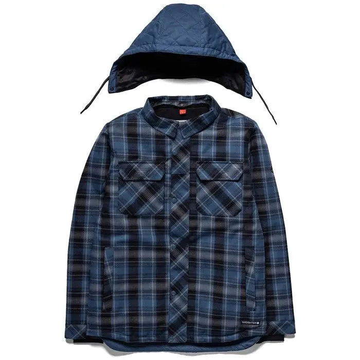 686 Woodland Insulated Jacket - Orion Blue Plaid 2024 686