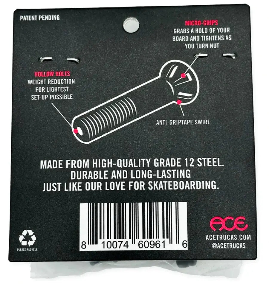 ACE AF1 Hollow 1 inch Bolts ACE