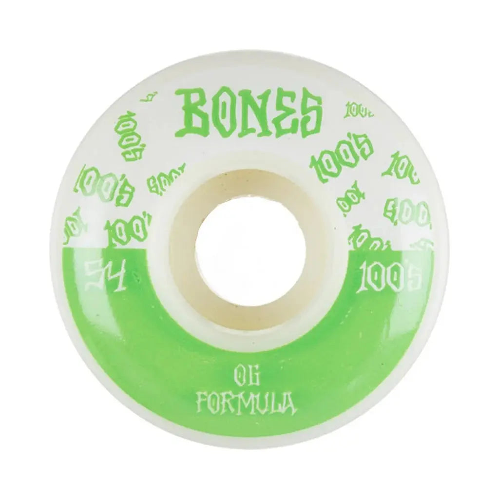 BONES 100's LOGO V4 WHEELS 54MM BONES