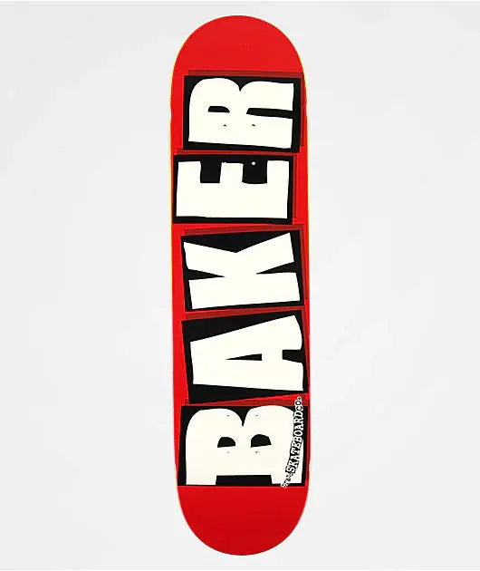 Baker Brand Logo 8.0 Deck - White Boardomshop
