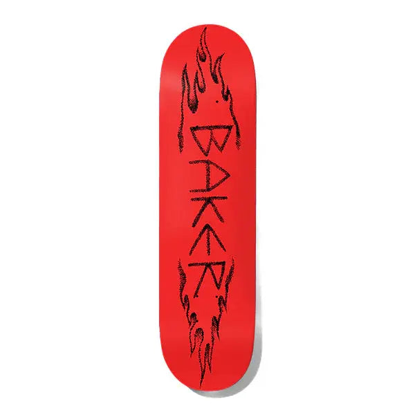 Baker RH Red Feathers 8.125 Skateboard Deck BAKER