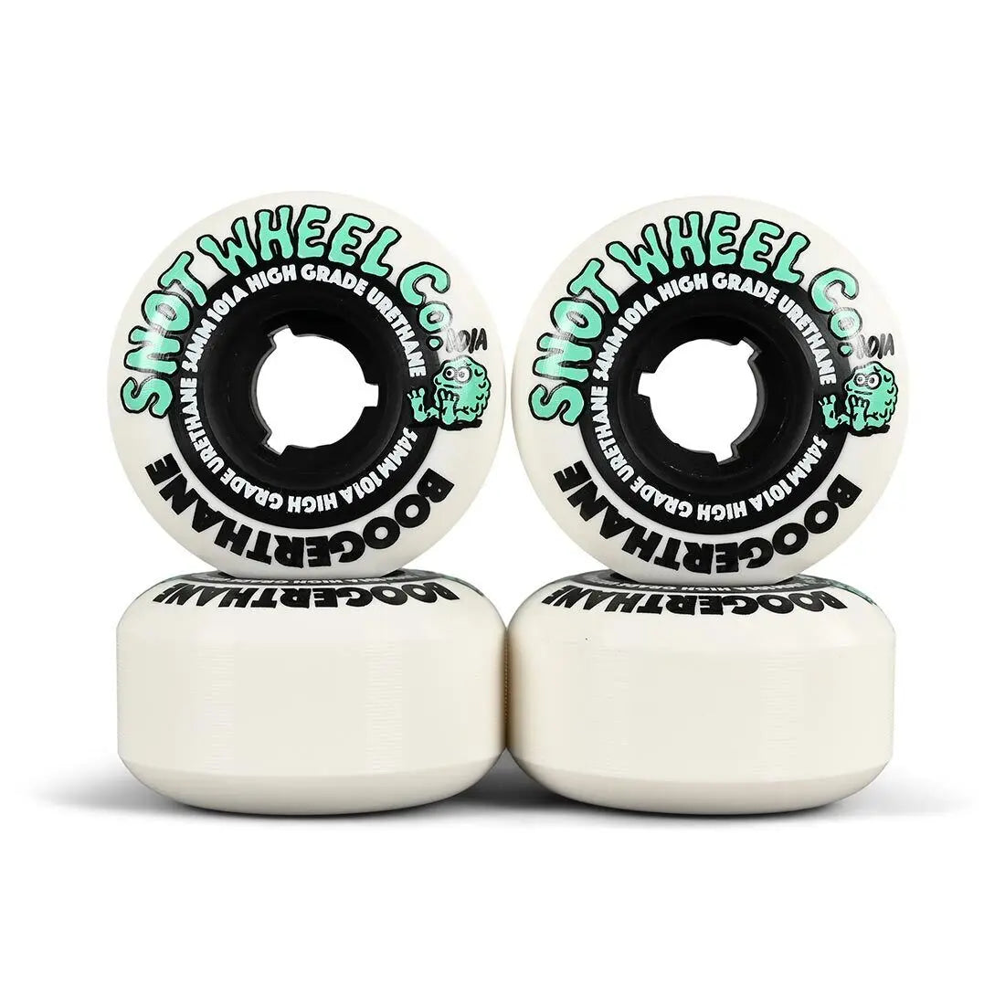 Snot Team 54mm 101A Wheels - White/Black Snot Wheels