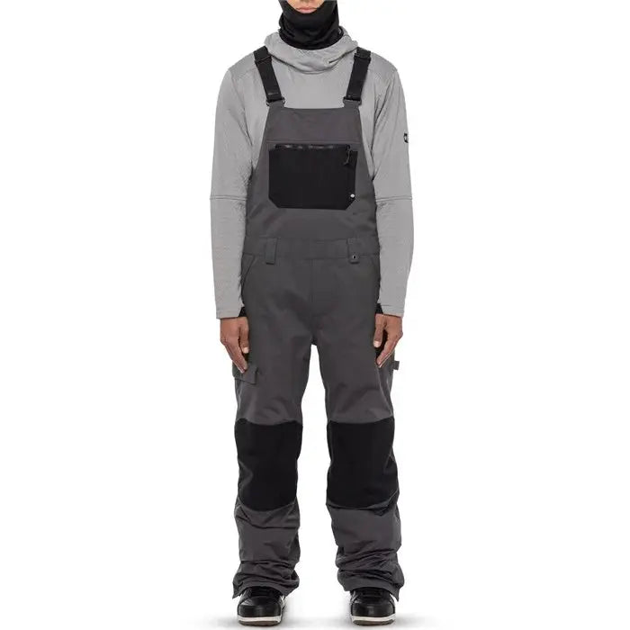 686 Hot Lap Insulated Bib Snow Pants - Char/Blk 686