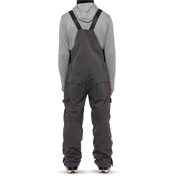 686 Hot Lap Insulated Bib Snow Pants - Char/Blk 686