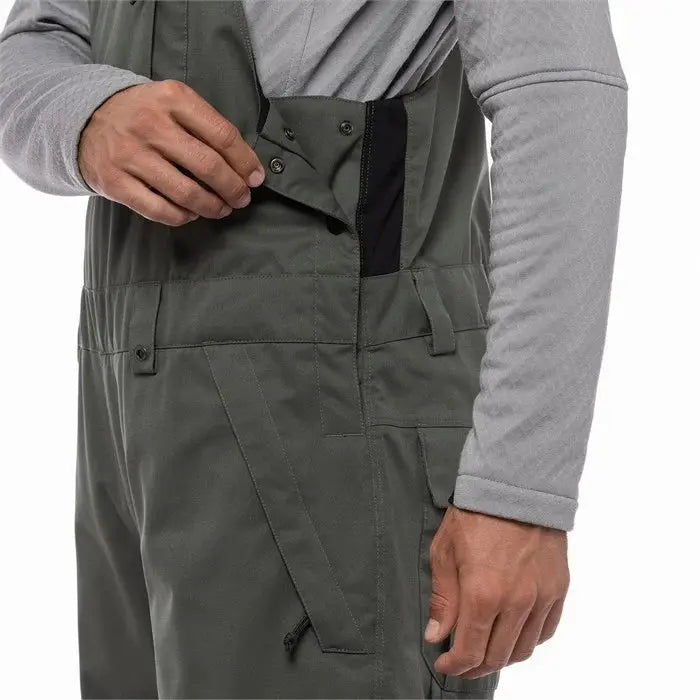 686 Hot Lap Insulated Bib Snow Pants - Char/Blk 686