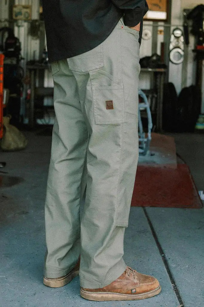 Brixton Builders Carpenter Pants - Olive Brixton