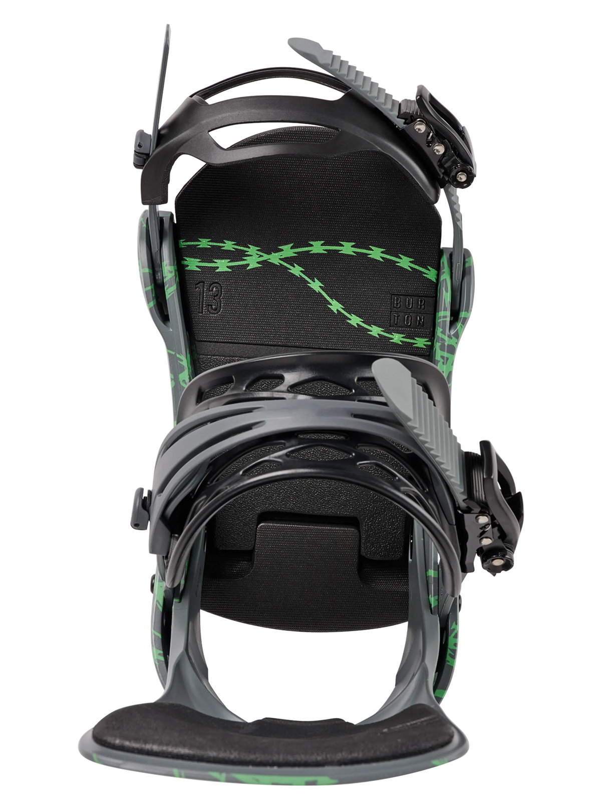Burton Cartel Bindings - Gray/Green 2027 BURTON