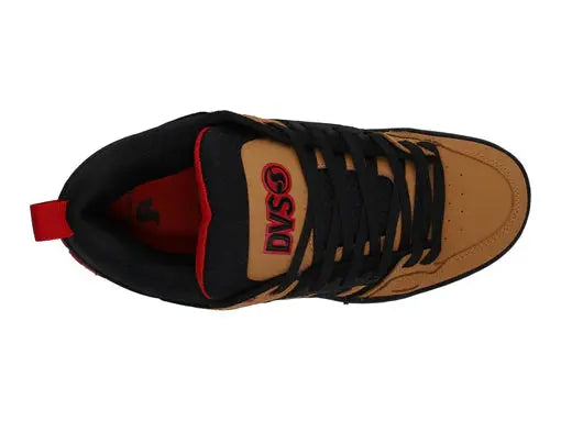 DVS Comanche Shoes - Tan/Black/Red DVS