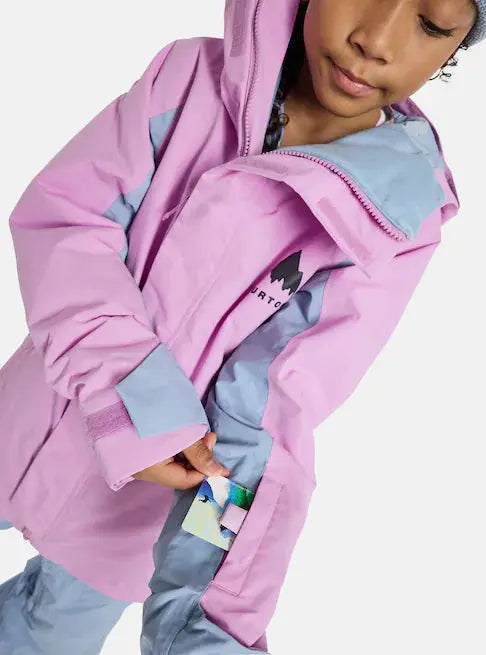 Burton Kids Skimmer Jacket - Orchid/Dusty Blue burton