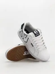 Etnies Fader Shoes - White/White/Navy ETNIES