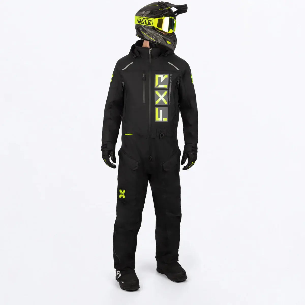 FXR Recruit Lite Monosuit - Blk/HiVis FXR