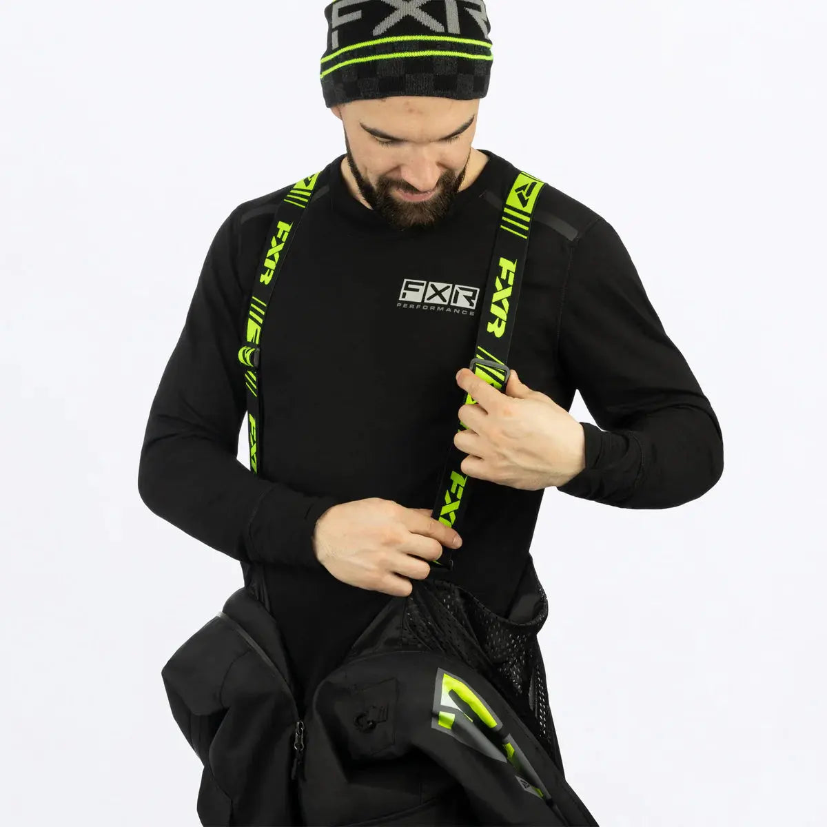 FXR Recruit Lite Monosuit - Blk/HiVis FXR