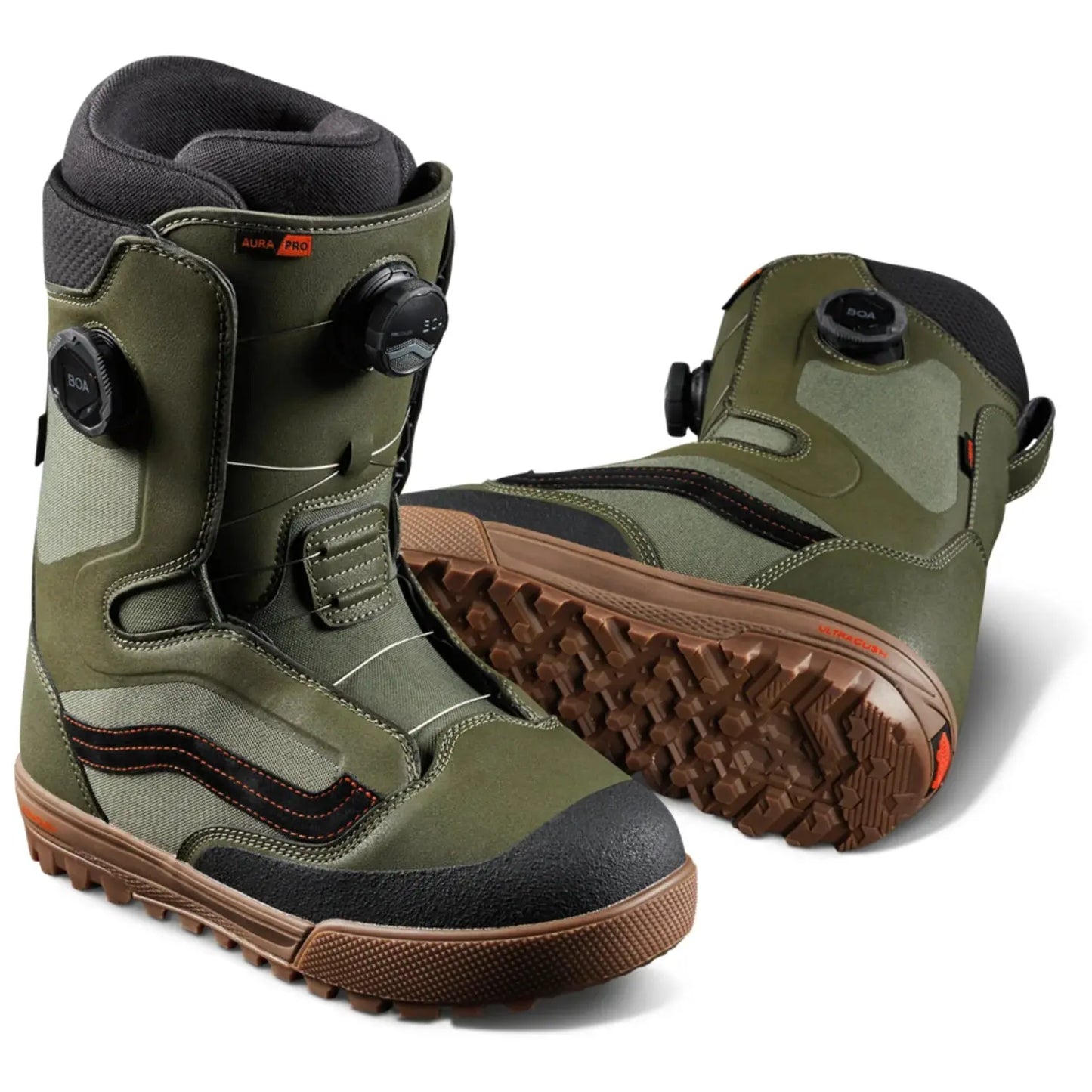 Vans Aura Pro Snowboard Boots 2025 - Green/Gum vans