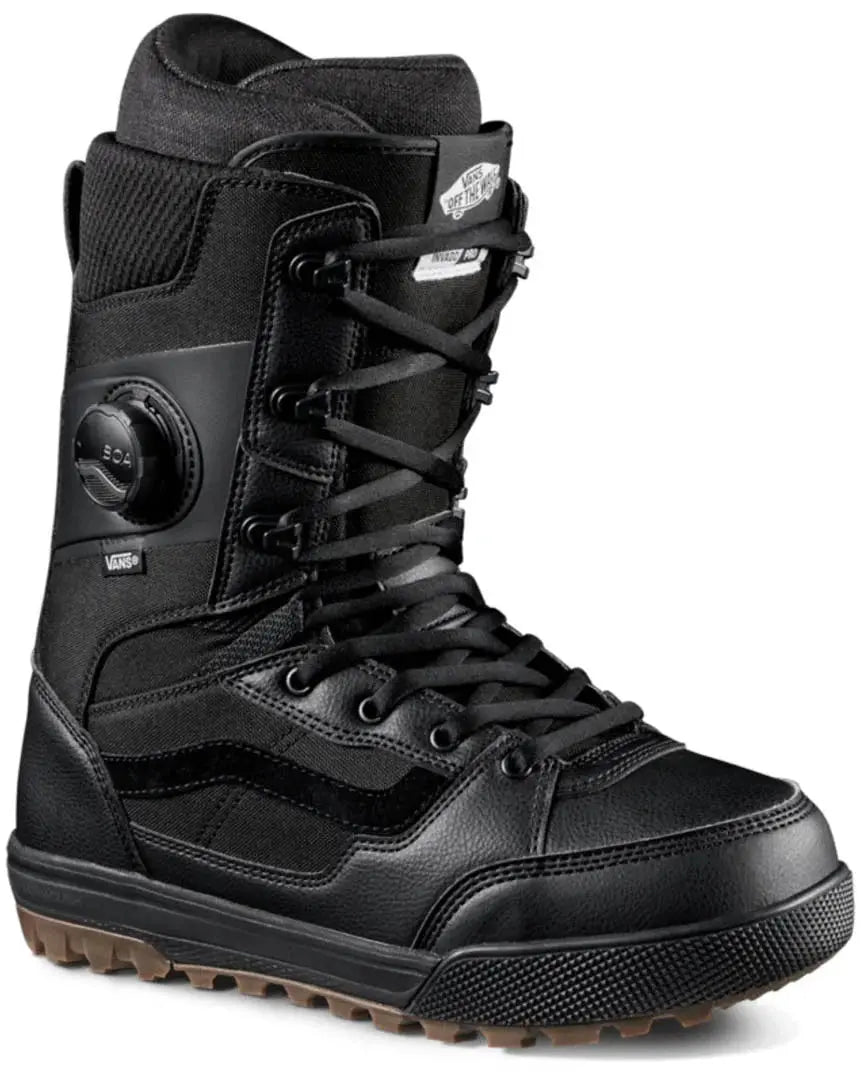 Vans Invado Pro Snowboard Boots - Black/Gum – Boardomshop Vans Invado Pro Snowboard Boots - Black/Gum – Boardomshop