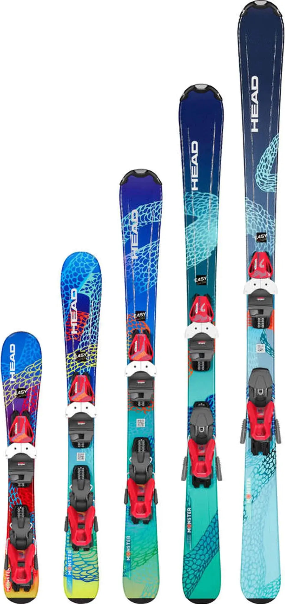 Head Monster Easy JRS + JRS 4.5 GW CA SKIS Head