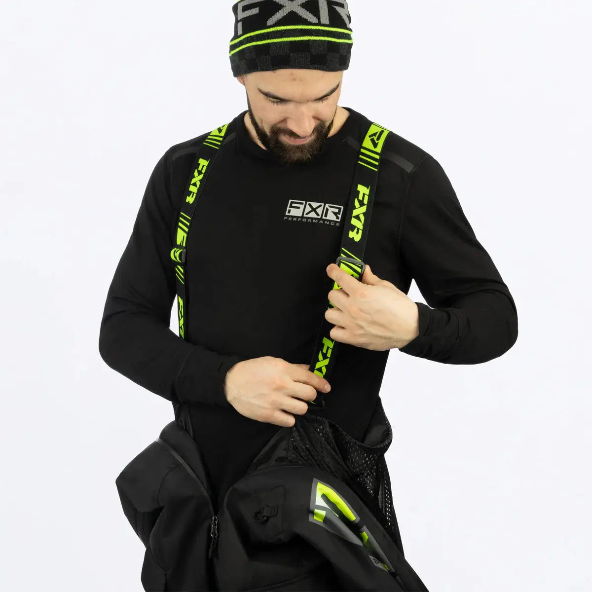 FXR Recruit FAST Insulated Monosuit - Black/HiVis FXR