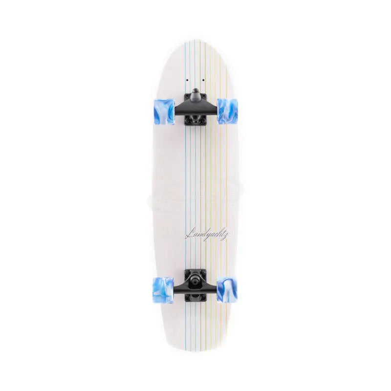Landyachtz Butter Longboard - White Lines LANDYACHTZ