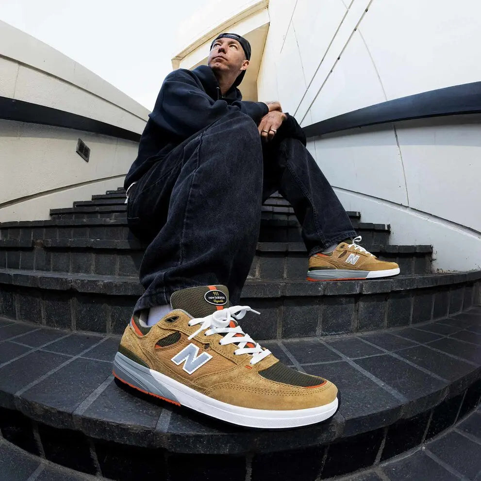 New Balance Numeric Andrew Reynolds 933 Shoe - Brown New Balance
