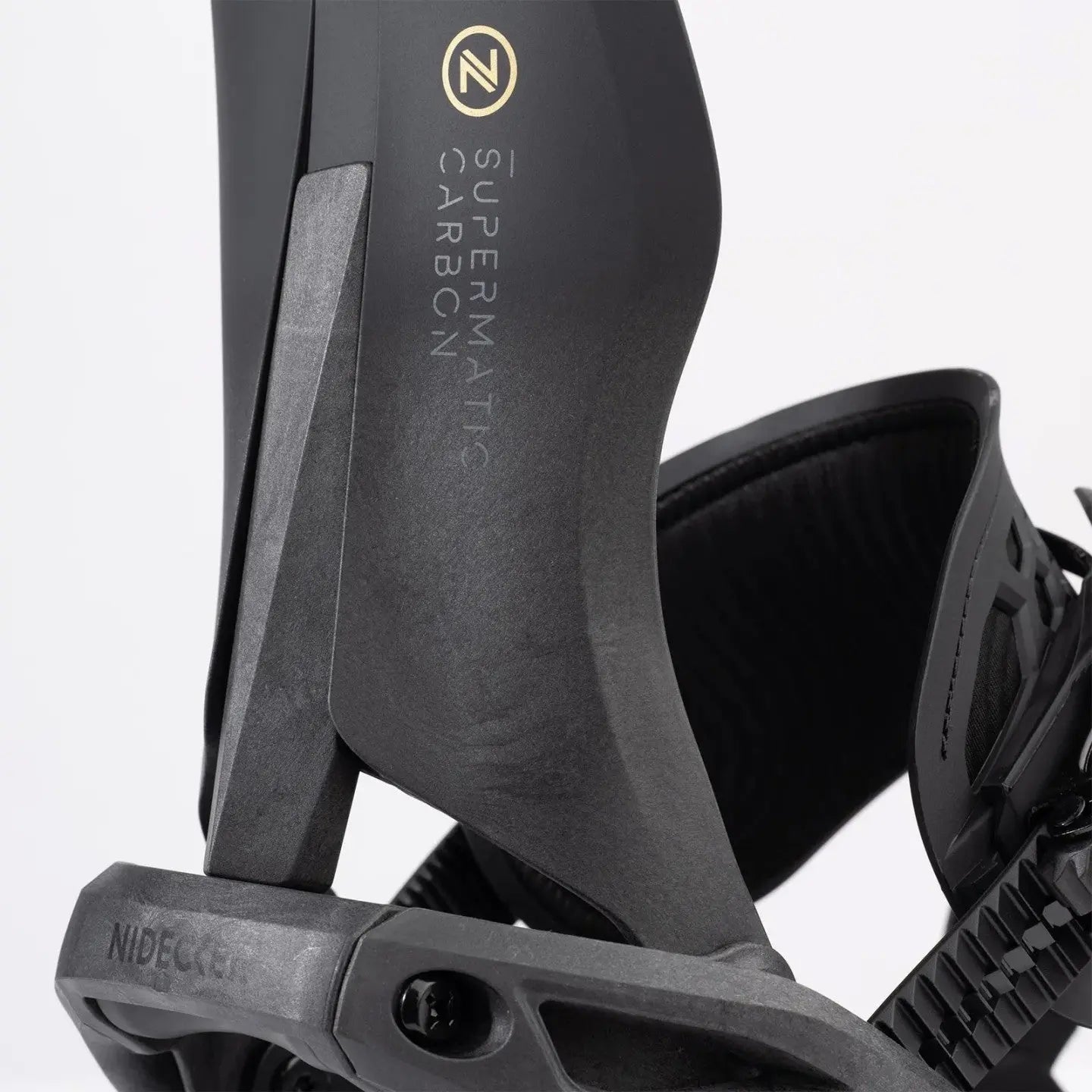 Nidecker Supermatic Bindings 2025 - Carbon Black NIDECKER