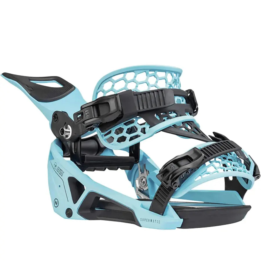 Nidecker Supermatics 2025 Bindings - Escape Cyan NIDECKER