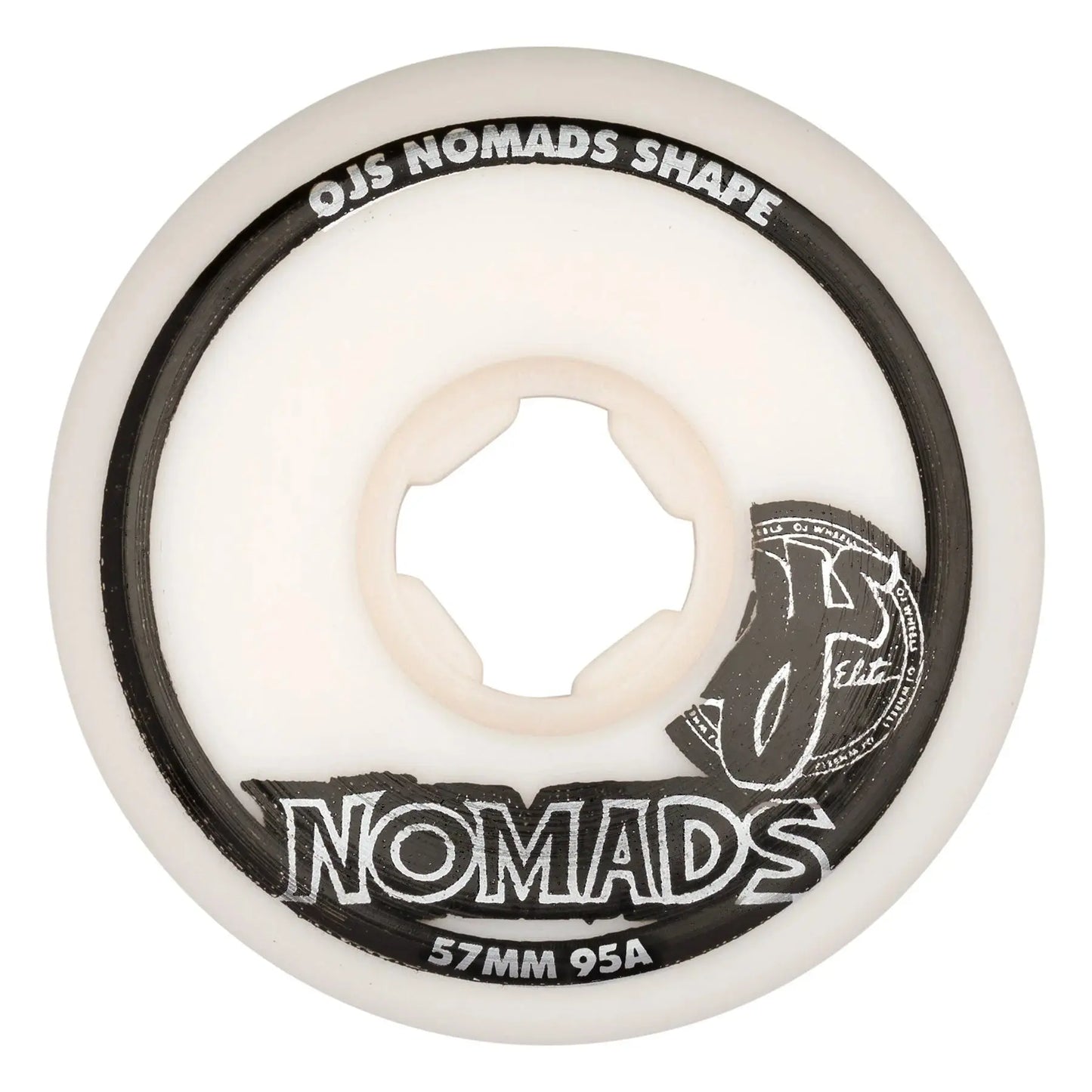 OJ's Elite Nomads 95A Wheels - White OJS