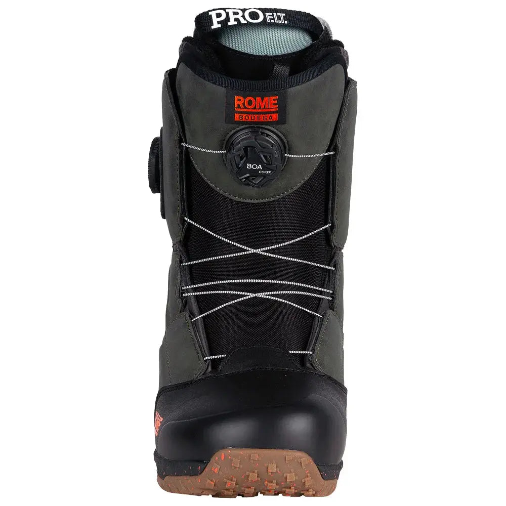 Rome Bodega Boa Snowboard Boots - Black/Olive ROME