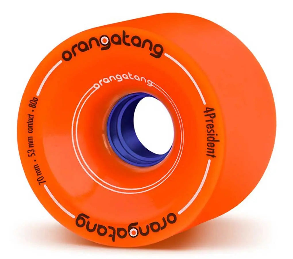 Orangatang 4President Orange 80A 70mm Wheels ORANGATANG