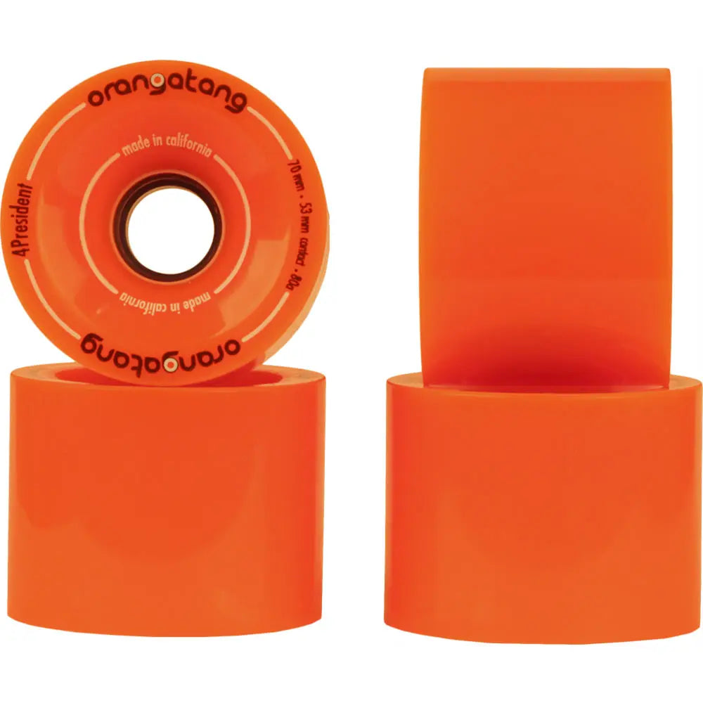 Orangatang 4President Orange 80A 70mm Wheels ORANGATANG