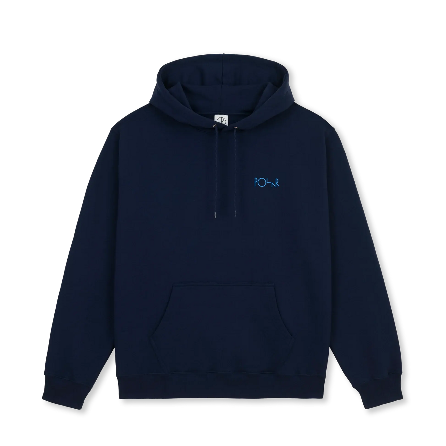 Polar Dave Stroke Logo Hoodie - Dark Blue POLAR