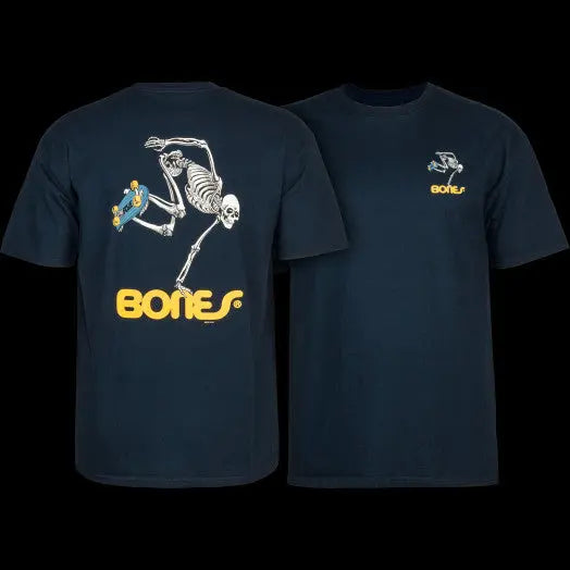 Powell Peralta Skateboard Skeleton Tee - Navy POWELL PERALTA